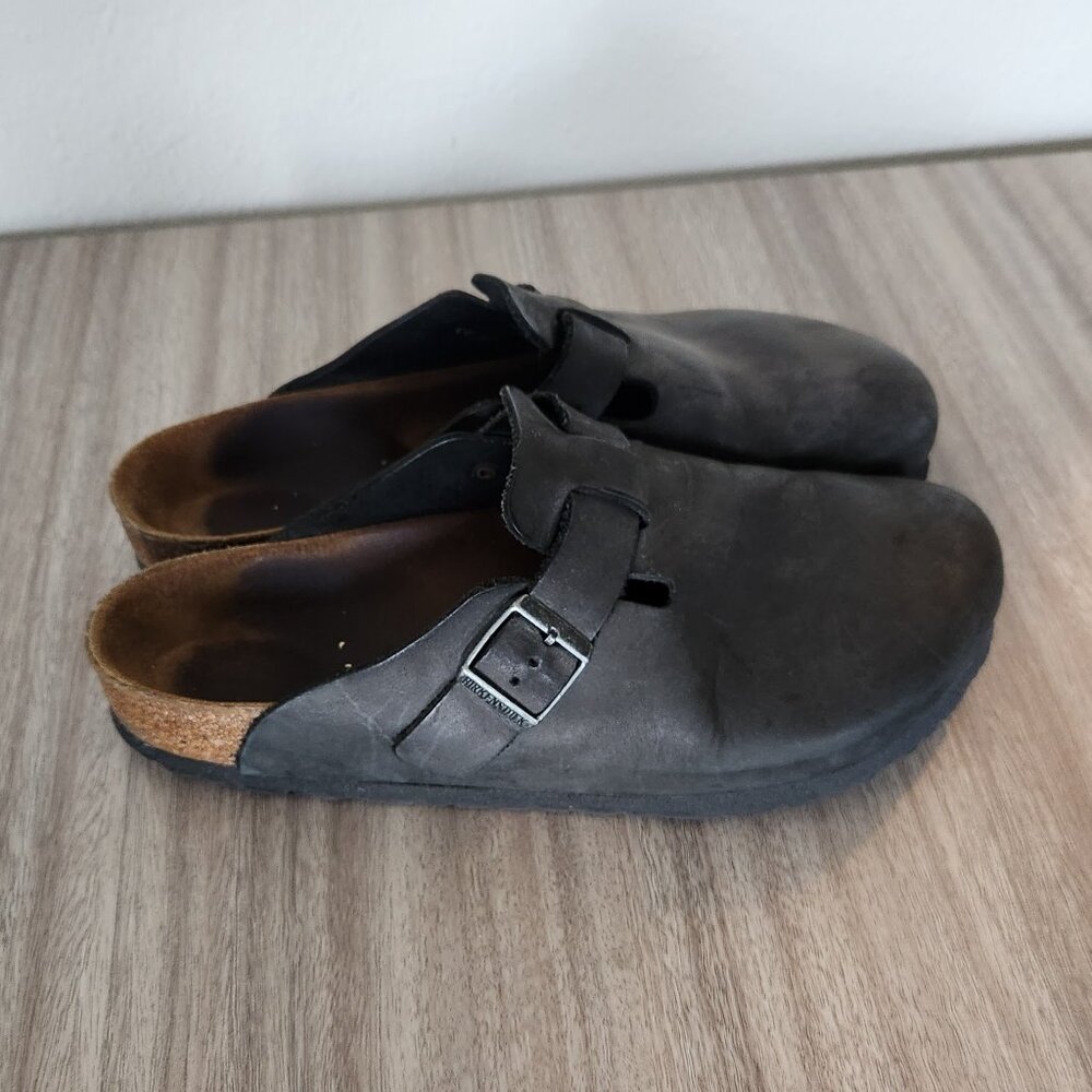Birkenstock Black Leather Loafers